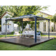 Pérgola de aluminio y policarbonato 430x295,5cm Martinique 4300 Canopia de Palram