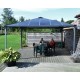 Pérgola de aluminio y policarbonato 429x429cm Palermo™ 4300 - Palram