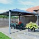 Pérgola de aluminio y policarbonato 429x429cm Palermo™ 4300 - Palram