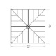 Pérgola de aluminio y policarbonato 429x429cm Palermo™ 4300 - Palram