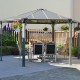 Pérgola Monaco ™ de Aluminio y Policarbonato 450x390cm - Palram