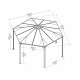 Pérgola Monaco ™ de Aluminio y Policarbonato 450x390cm - Palram