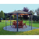 Pérgola Monaco ™ de Aluminio y Policarbonato 450x390cm - Palram