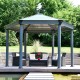 Pérgola de aluminio y policarbonato 359x414,5cm Roma ™ - Palram