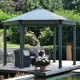Pérgola de aluminio y policarbonato 359x414,5cm Roma ™ - Palram