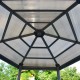 Pérgola de aluminio y policarbonato 359x414,5cm Roma ™ - Palram