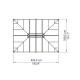 Pérgola aluminio y policarbonato 492x359cm Martinique 5000 Palram