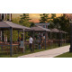 Pérgola aluminio y policarbonato 492x359cm Martinique 5000 Palram