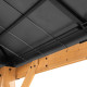 Cenador de jardín Rapi 273x273cm de madera maciza, acero y policarbonato antracita - Sunjoy