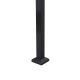 Cenador para barbacoa Linas 244x152cm de acero termolacado negro y techo de tela gris - Sunjoy