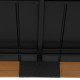 Cenador de jardín Kaps 330x330cm en madera maciza y acero antracita - Sunjoy