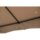Cenador de jardín Lauro 340x340cm en acero efecto madera y poliéster - Sunjoy