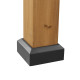 Cenador de jardín Bruri 335x393 cm de madera maciza, acero y policarbonato antracita - Sunjoy