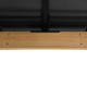 Cenador de jardín Ernir 393x452cm en madera maciza, acero y policarbonato antracita - Sunjoy