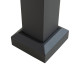 Cenador de jardín Pasu 300x300cm de acero termolacado antracita - Sunjoy