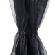 Cenador de jardín Kaldi 366x307cm en acero termolacado negro y techo marrón - Sunjoy