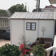 Caseta de jardín HDPE SunLife beige 7,17m² + suelo - Jôbu