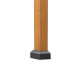 Cenador de jardín Eggi 395x395cm de madera maciza y techo de acero antracita - Sunjoy