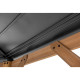 Cenador de jardín Eggi 395x395cm de madera maciza y techo de acero antracita - Sunjoy