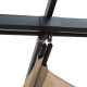 Pérgola Giona 277x363cm de acero termolacado negro - Sunjoy