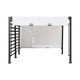 Pérgola Oeta 304x372cm de acero termolacado negro - Sunjoy