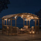 Pérgola Dajti 427x305cm de madera maciza con cubierta - Sunjoy