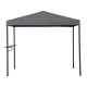 Cenador de jardín Kabru 220x280cm en acero antracita y mosquitera - Sunjoy