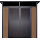 Caseta de jardín de composite Gordon Skylight de 19,2 mm con aspecto de madera, 4,51 m² - Woodlife Garden