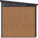 Caseta de jardín de composite Gordon Skylight de 19,2 mm con aspecto de madera, 4,51 m² - Woodlife Garden