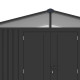 Caseta de jardín Kosto de acero galvanizado, doble pendiente 5,8m² + kit de anclaje - X-Métal