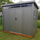 Caseta de jardín de acero galvanizado Kosto 6,76m² + kit de anclaje - X-Métal