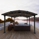 Pérgola de jardín de aluminio y policarbonato Tucson™ 5000 – Canopia