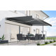 Toldo motorizado 300x250cm tejido poliéster antracita LEDY - X-METAL