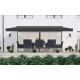 Toldo motorizado 400x350cm tejido poliéster antracita LEDY - X-METAL
