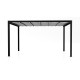 Pérgola autoportante con cubierta retráctil motorizada de aluminio negro grafito 3x4m - X-METAL