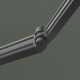 Toldo motorizado 350x250cm antracita tejido poliéster antracita DECO - X-METAL