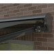 Toldo motorizado 350x250cm antracita tejido poliéster antracita DECO - X-METAL