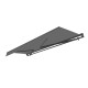Toldo motorizado 350x250cm antracita tejido poliéster antracita DECO - X-METAL