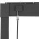 Pérgola bioclimática autoportante STEEL de acero galvanizado lacado antracita 3x3m - X-METAL