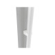 Kit de canaletas blancas para pérgola de 4m de profundidad - juego de 2 - X-METAL