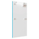 Panel antracita equipado para conexiones eléctricas y luz LED - Everbox