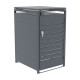 Cubrecubo de acero galvanizado antracita para contenedor de 240L - X-METAL