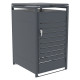 Cubrecubo de acero galvanizado antracita para contenedor de 240L - X-METAL