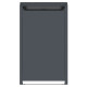 Cubrecubo de acero galvanizado antracita para contenedor de 240L - X-METAL