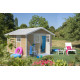 Caseta de jardín de PVC 11,2m² DECO Sherwood Grosfillex