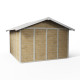 Caseta de jardín de PVC 11,2m² DECO Sherwood Grosfillex