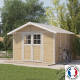 Caseta de jardín de PVC 7,5m² DECO Sherwood Grosfillex