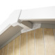 Caseta de jardín de PVC 7,5m² DECO Sherwood Grosfillex