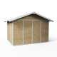 Caseta de jardín de PVC 7,5m² DECO Sherwood Grosfillex