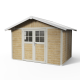 Caseta de jardín de PVC 7,5m² DECO Sherwood Grosfillex